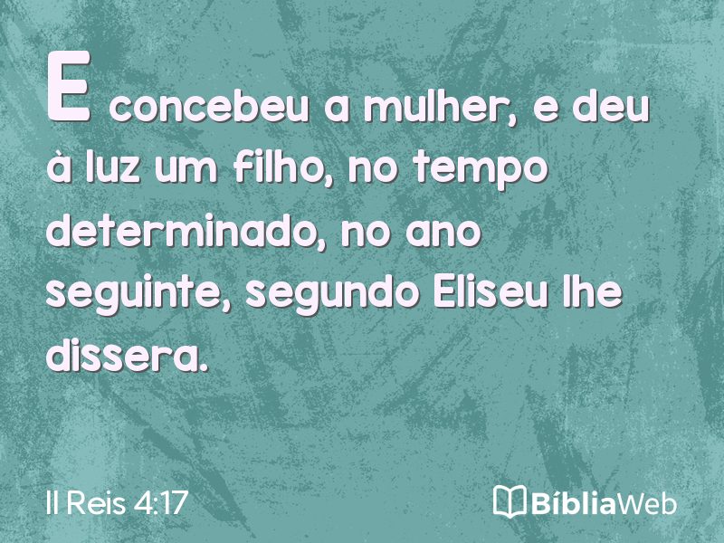 II Reis 4:17 em imagem para compartilhar