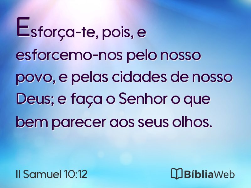 II Samuel 10:12 em imagem para compartilhar