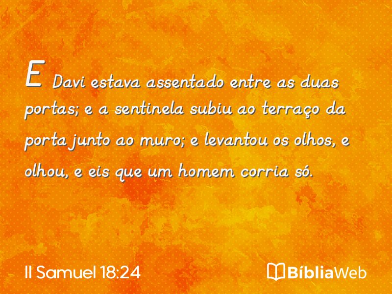 II Samuel 18:24 em imagem para compartilhar