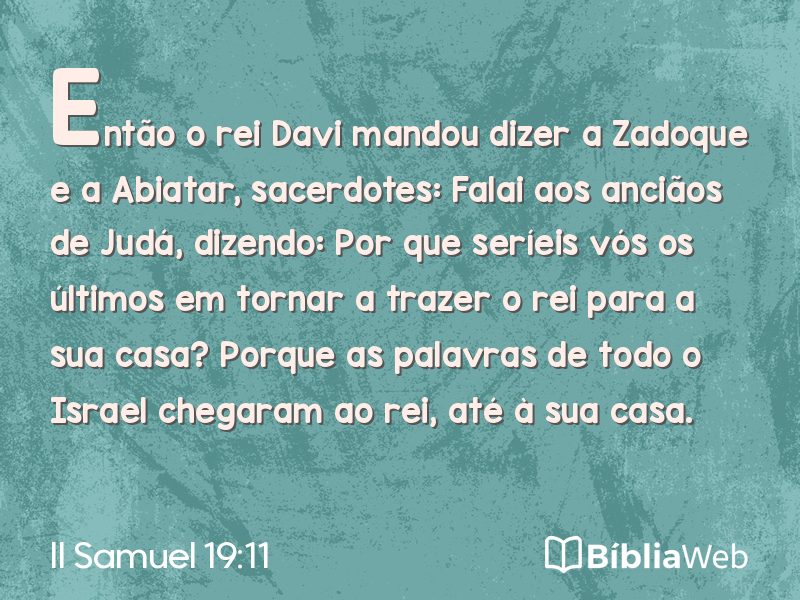 II Samuel 19:11 em imagem para compartilhar