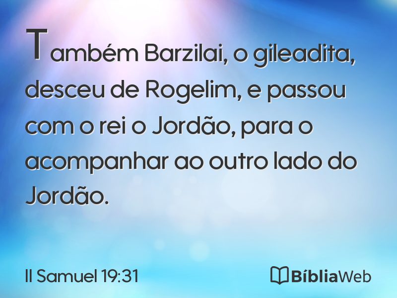 II Samuel 19:31 em imagem para compartilhar