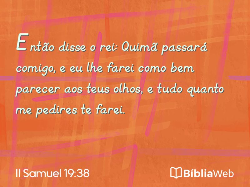 II Samuel 19:38 em imagem para compartilhar