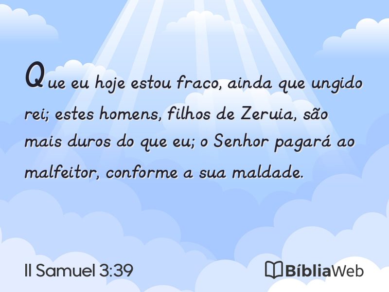 II Samuel 3:39 em imagem para compartilhar