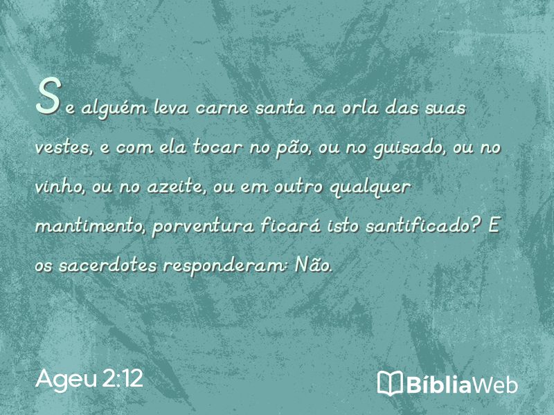 Ageu 2:12 em imagem para compartilhar