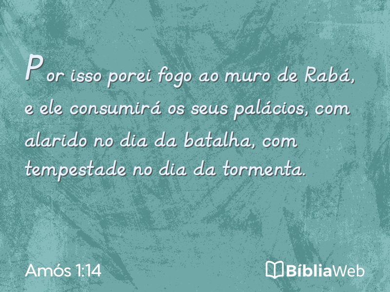 Amós 1:14 em imagem para compartilhar