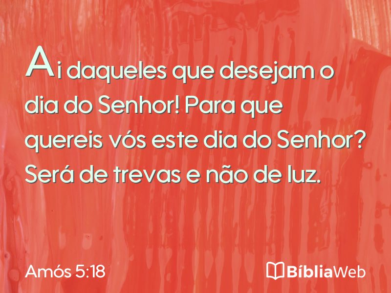 Amós 5:18 em imagem para compartilhar