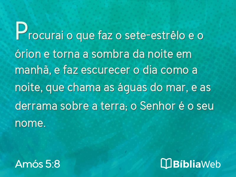 Amós 5:8 em imagem para compartilhar