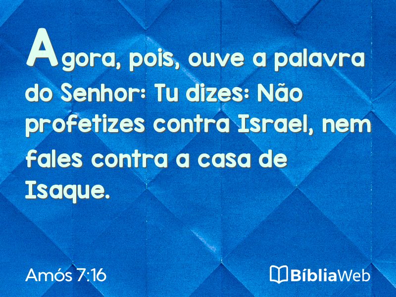 Amós 7:16 em imagem para compartilhar