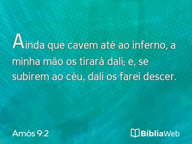 Amós 9:2 em imagem para compartilhar
