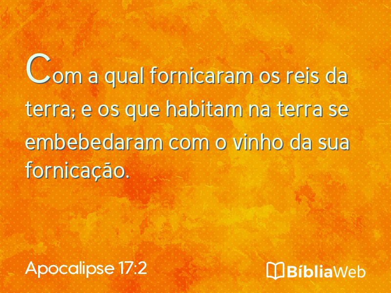 Apocalipse 17:2 em imagem para compartilhar