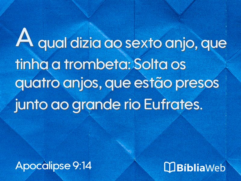 Apocalipse 9:14 em imagem para compartilhar