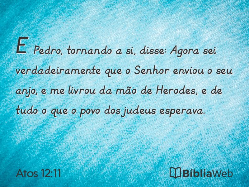 Atos 12:11 em imagem para compartilhar