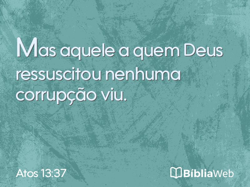 Atos 13:37 em imagem para compartilhar