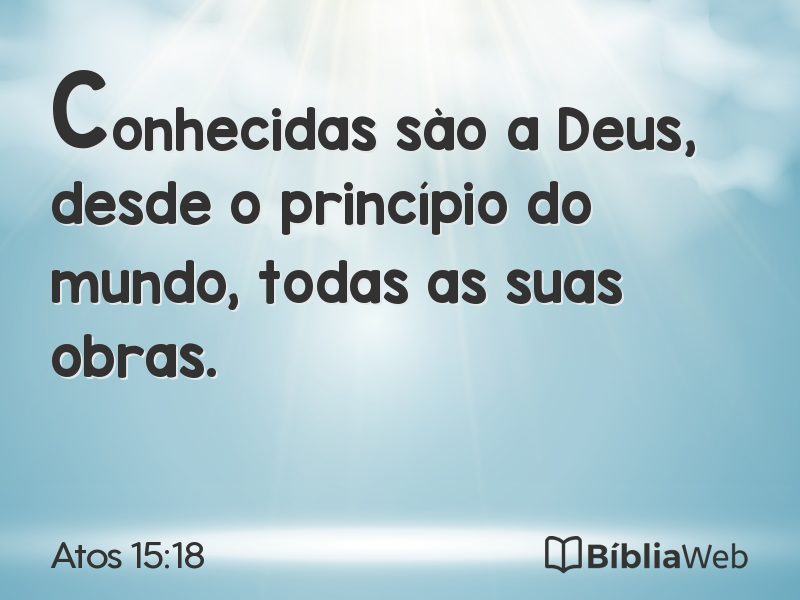 Atos 15:18 em imagem para compartilhar
