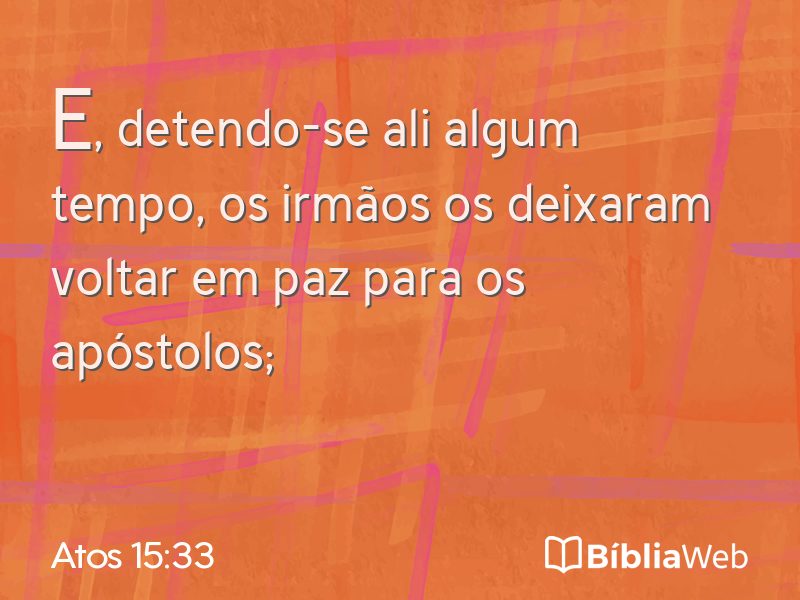 Atos 15:33 em imagem para compartilhar