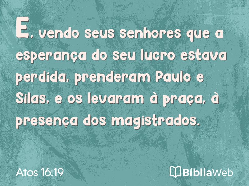 Atos 16:19 em imagem para compartilhar