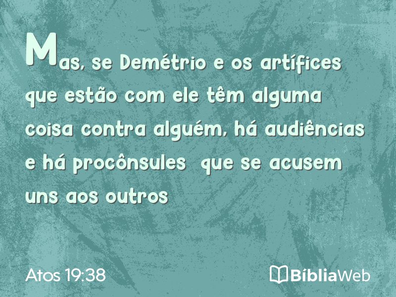Atos 19:38 em imagem para compartilhar