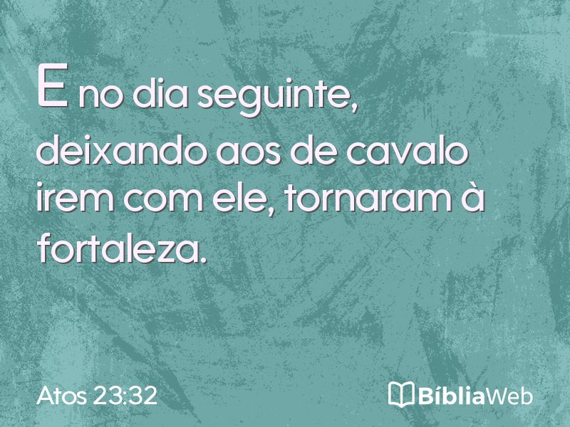Atos 23:32 em imagem para compartilhar