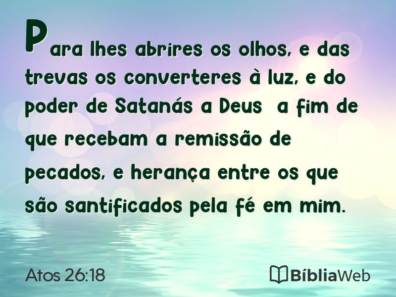 Atos 26:18 em imagem para compartilhar