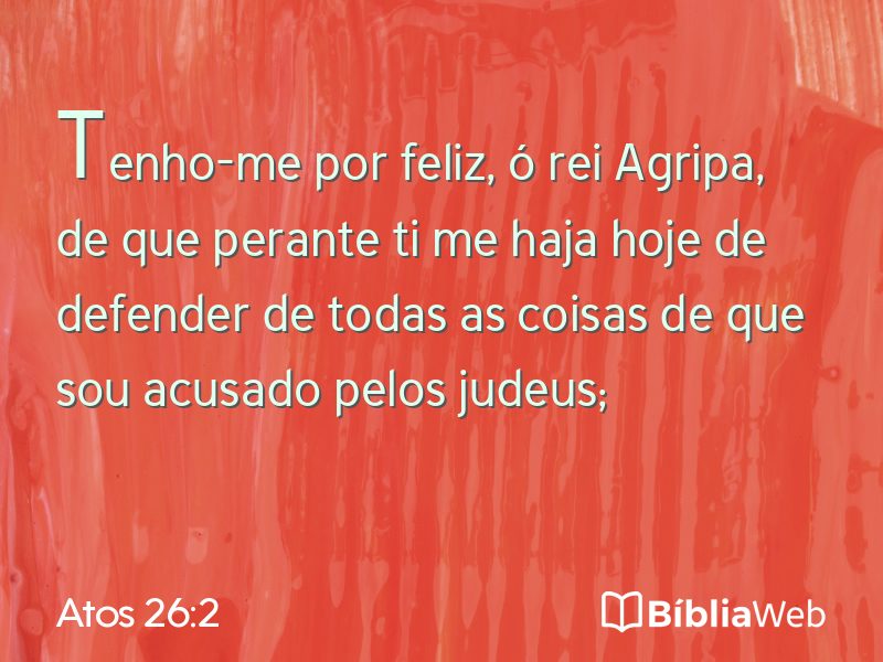 Atos 26:2 em imagem para compartilhar