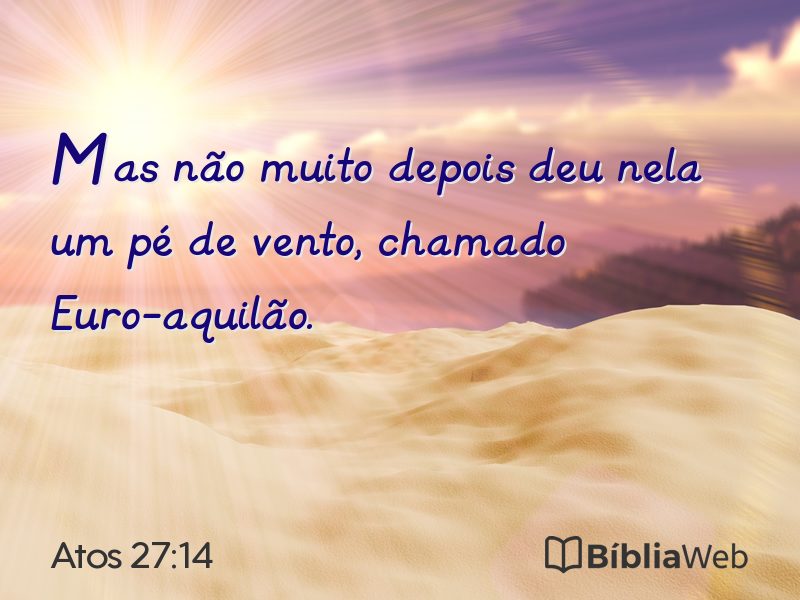 Atos 27:14 em imagem para compartilhar