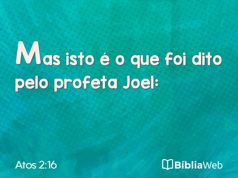 Atos 2:16 em imagem para compartilhar