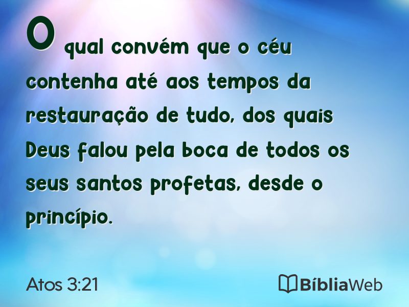 Atos 3:21 em imagem para compartilhar