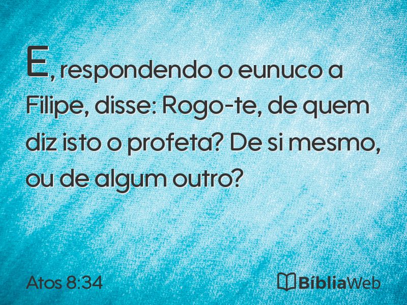 Atos 8:34 em imagem para compartilhar