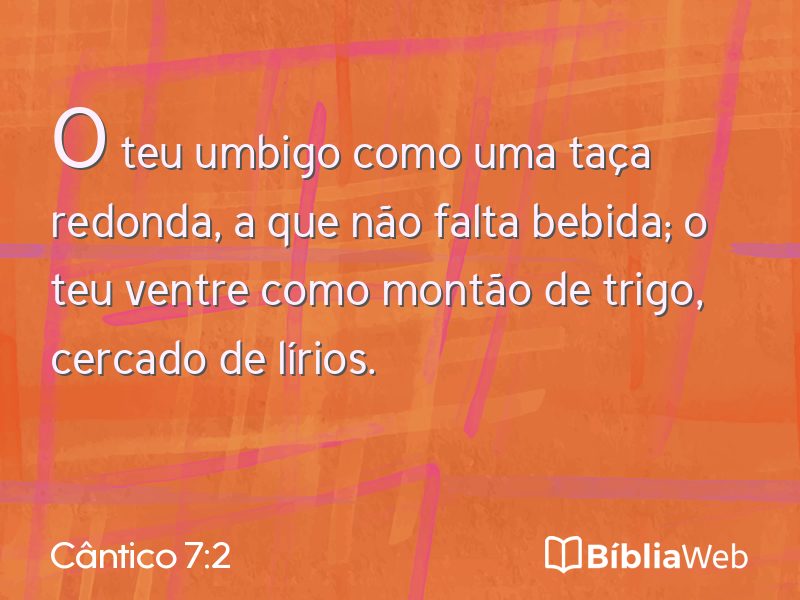 Cântico 7:2 em imagem para compartilhar