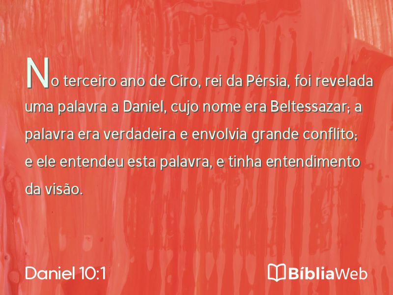 Daniel 10:1 em imagem para compartilhar