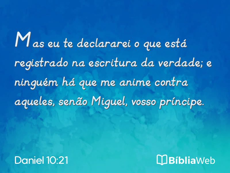 Daniel 10:21 em imagem para compartilhar