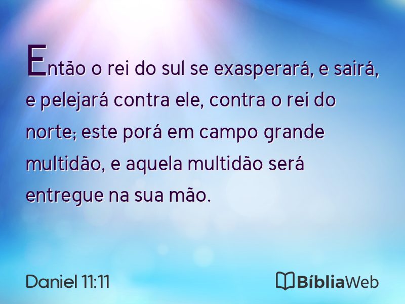 Daniel 11:11 em imagem para compartilhar
