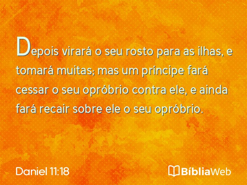 Daniel 11:18 em imagem para compartilhar