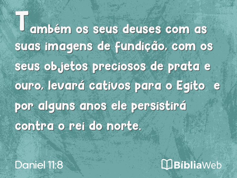 Daniel 11:8 em imagem para compartilhar
