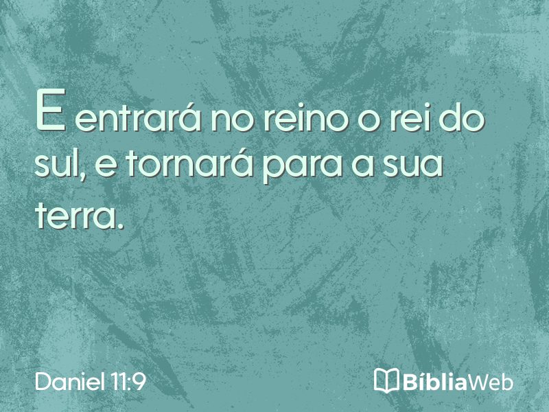 Daniel 11:9 em imagem para compartilhar