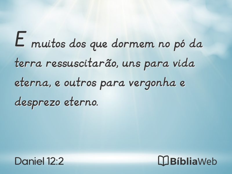 Daniel 12:2 em imagem para compartilhar