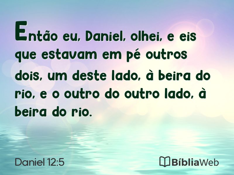 Daniel 12:5 em imagem para compartilhar
