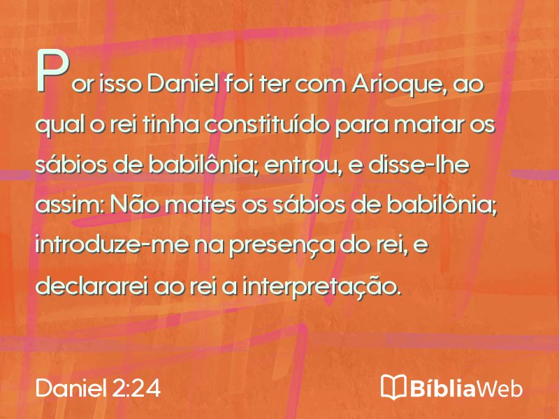 Daniel 2:24 em imagem para compartilhar