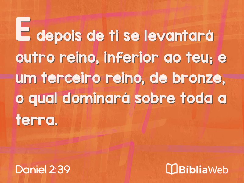 Daniel 2:39 em imagem para compartilhar