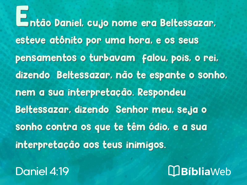 Daniel 4:19 em imagem para compartilhar