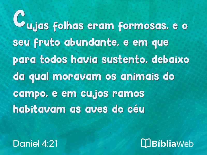 Daniel 4:21 em imagem para compartilhar