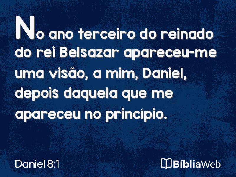 Daniel 8:1 em imagem para compartilhar