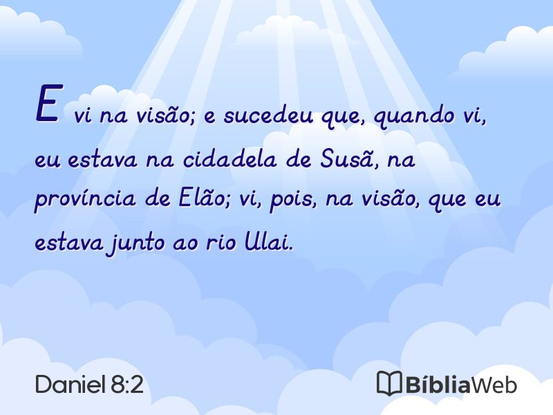 Daniel 8:2 em imagem para compartilhar