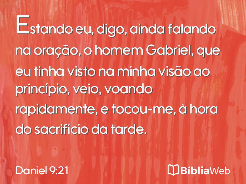 Daniel 9:21 em imagem para compartilhar