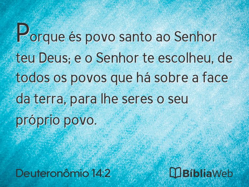 Deuteronômio 14:2 em imagem para compartilhar