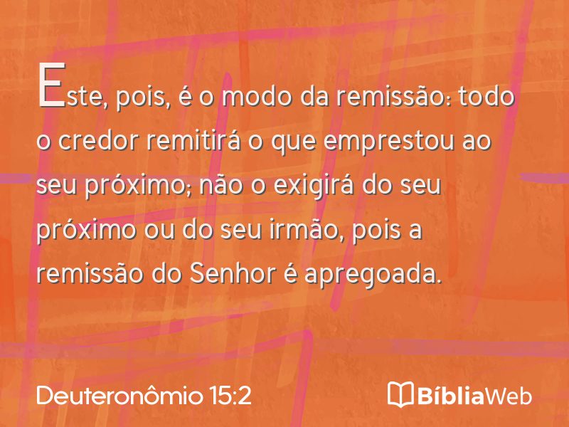 Deuteronômio 15:2 em imagem para compartilhar