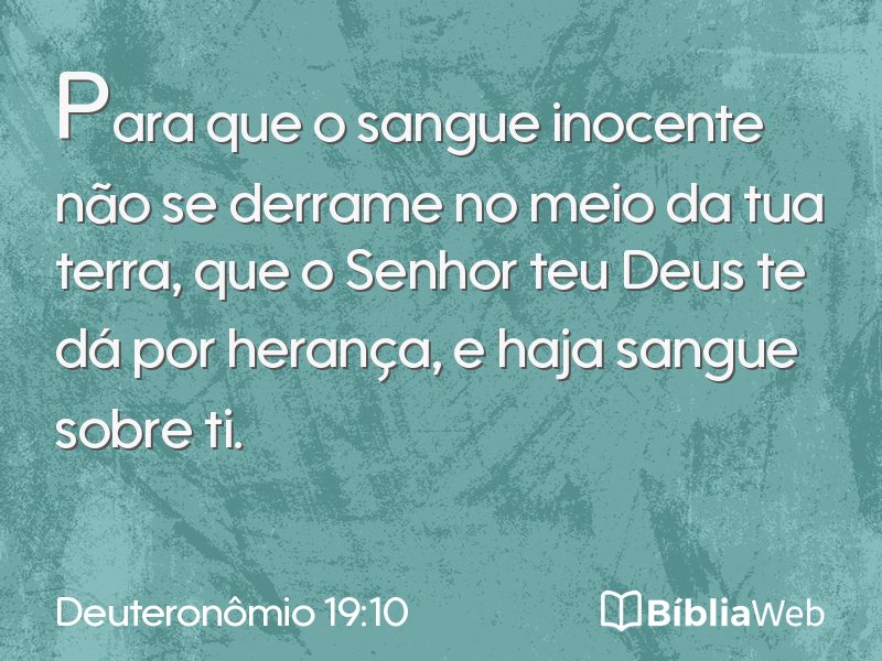 Deuteronômio 19:10 em imagem para compartilhar