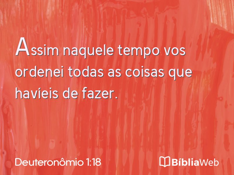 Deuteronômio 1:18 em imagem para compartilhar