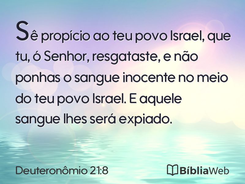 Deuteronômio 21:8 em imagem para compartilhar
