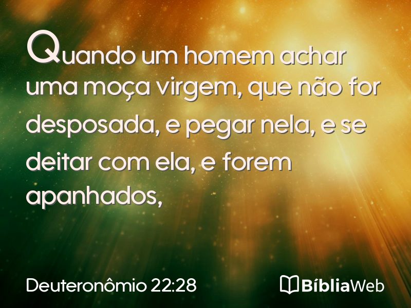 Deuteronômio 22:28 em imagem para compartilhar